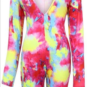 Tie dye Romper